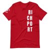 Rich Port Vertical Tee Red Front